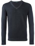 Zanone V-neck Knit Vest