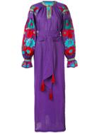 Yuliya Magdych 'flower River' Dress - Pink & Purple