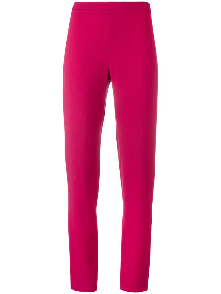 Chalayan Signature Slim Trousers, Women's, Size: 44, Pink/purple, Acetate/viscose