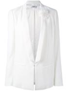 Lanvin Floral Pin Blazer - White
