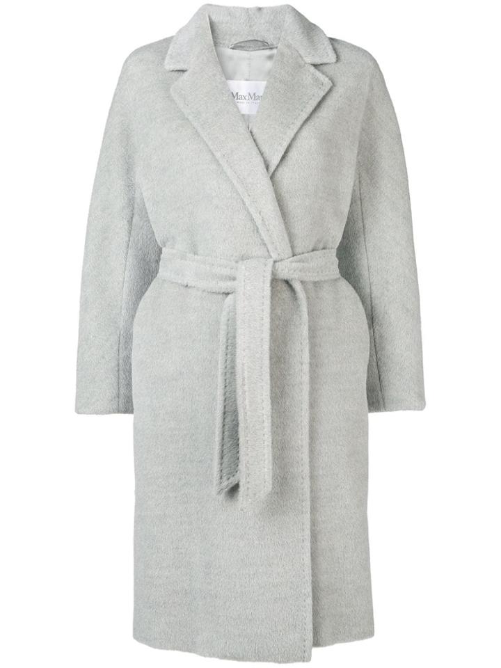 Max Mara Belted Coat - Grey