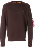 Alpha Industries Pocket Detail Sweatshirt - Pink & Purple