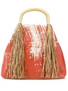 Issey Miyake Men Tasseled Tote - Orange