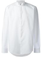 Lanvin Tuxedo Shirt, Men's, Size: 43, White, Milk Fiber