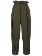 Alexander Wang Ball Chain Trim Trousers - Green