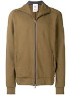Lost & Found Rooms Zip Oversized Sweatshirt - Brown