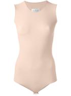 Maison Margiela Sleeveless Body, Women's, Size: 40, Pink/purple, Polyamide/spandex/elastane