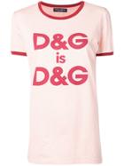 Dolce & Gabbana Logo T-shirt - Pink