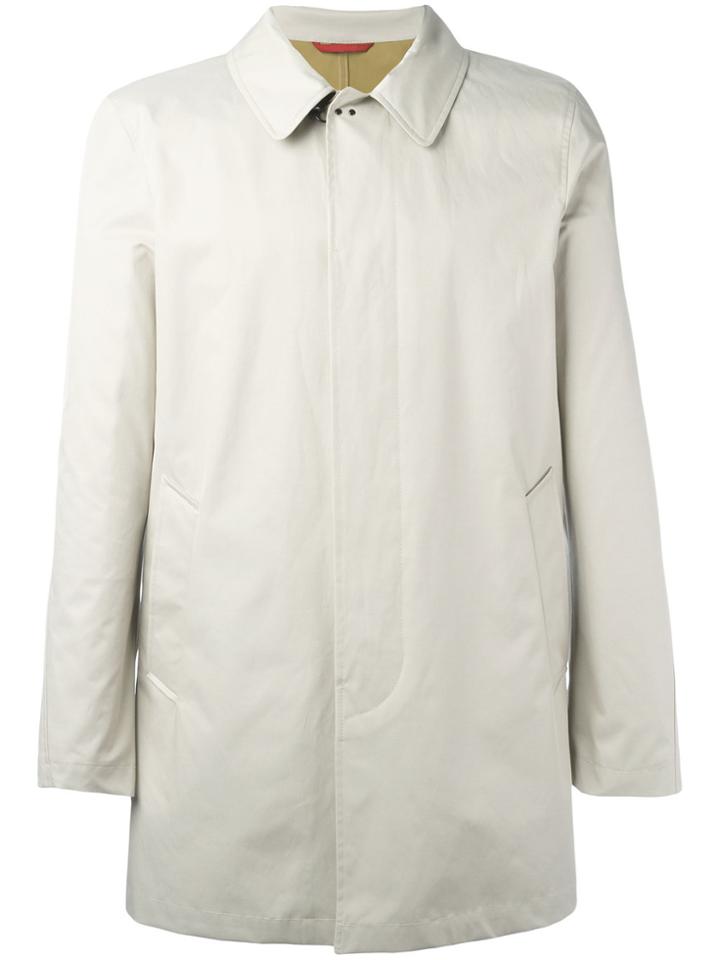 Fay Single Breasted Coat - Nude & Neutrals