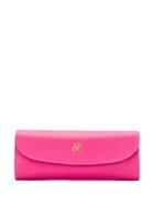 Rapport Pink Grained Leather Jewellery Roll With