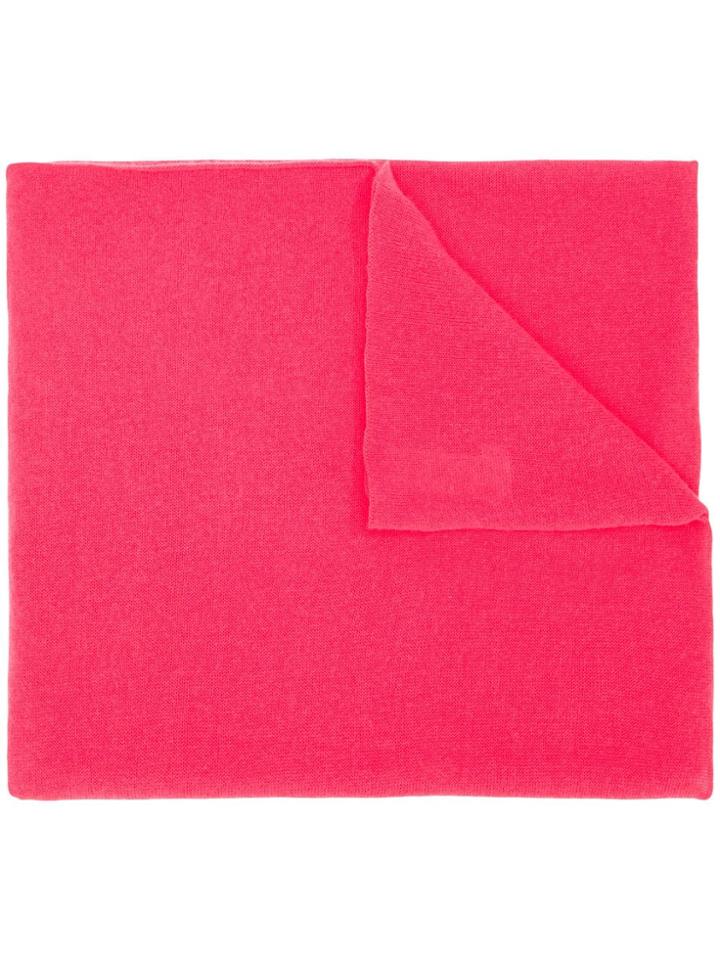 Allude Knit Scarf - Pink & Purple