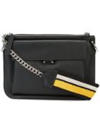 Marni - Strap-detail Shoulder Bag - Women - Leather - One Size, Black, Leather