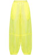 The Celect Sheer Balloon Trousers - Yellow & Orange