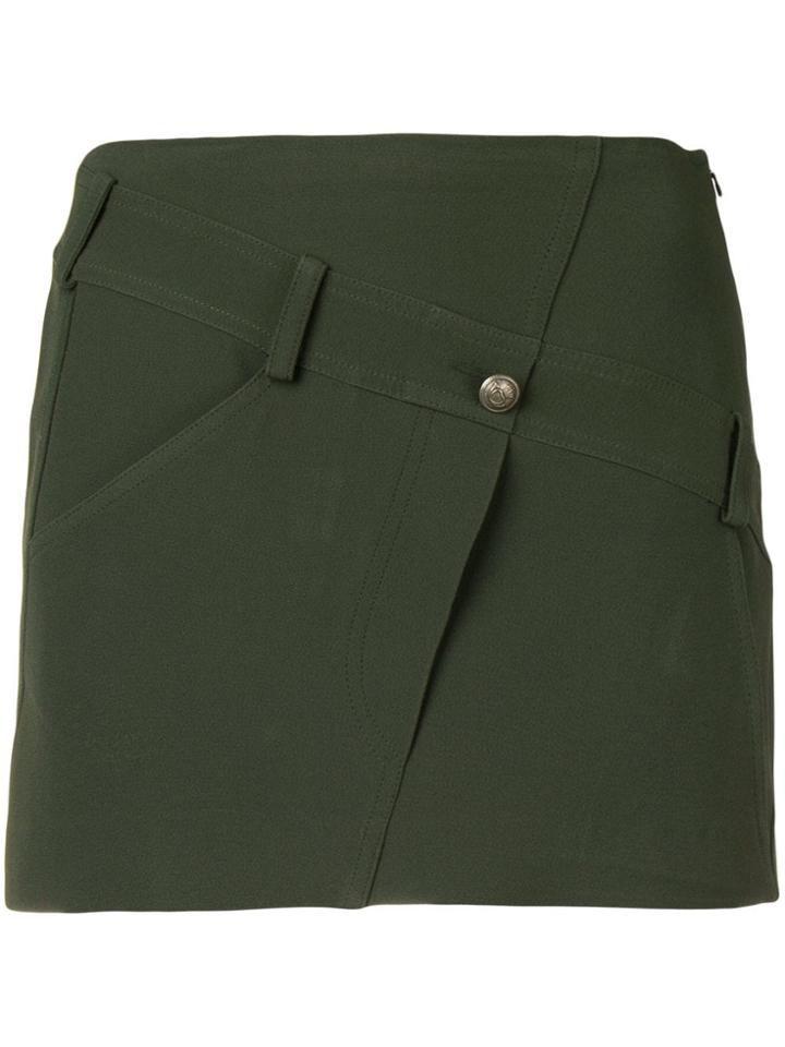 Moschino Vintage 2000's Mini Skirt - Green