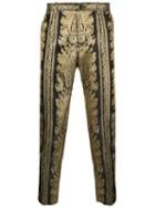 Dolce & Gabbana Tailored Jacquard Trousers - Gold