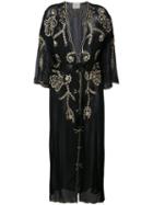 Jucca - Embroidered Sheer Coat - Women - Viscose - 42, Black, Viscose