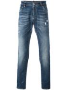 Philipp Plein 'crocodile' Jeans, Men's, Size: 32, Blue, Cotton/spandex/elastane/polyester