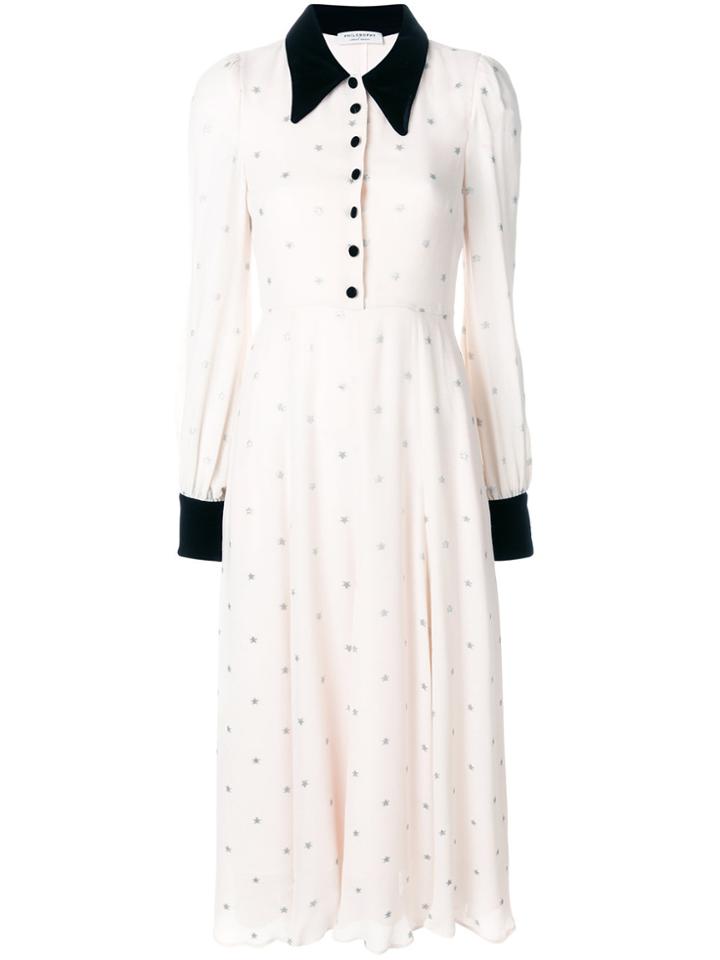Philosophy Di Lorenzo Serafini Star Detail Dress - Pink & Purple