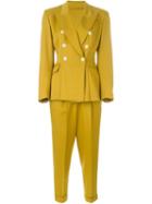 Jean Paul Gaultier Vintage Two Piece Trouser Suit, Women's, Size: 40, Yellow/orange