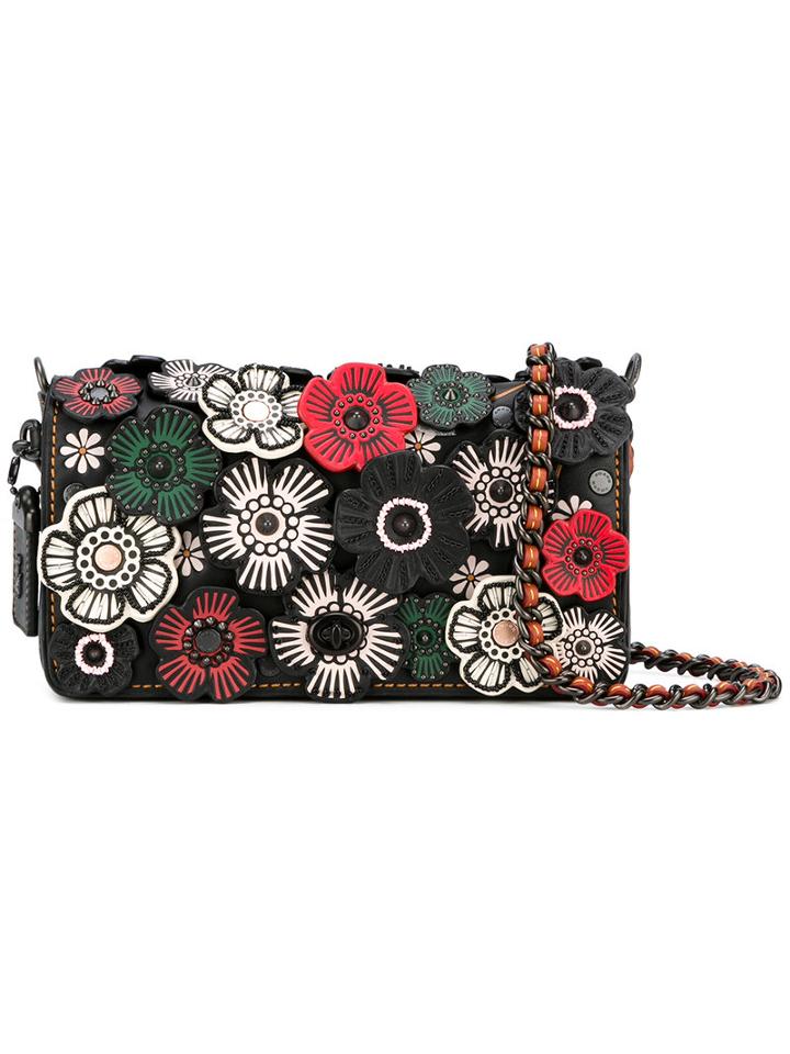 Coach 'dinky' Shoulder Bag, Women's, Black, Leather/plastic/metal