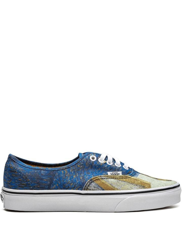 Vans X Van Gogh Museum Authentic Self Portrait Sneakers - Blue