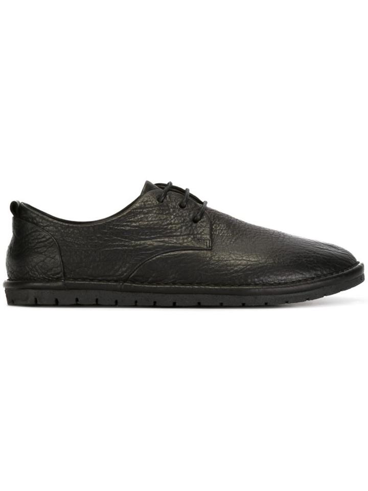 Marsèll Textured Lace-up Shoes, Men's, Size: 45, Black, Leather/rubber