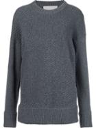 Jason Wu Ribbed Oversized Jumper, Women's, Size: Medium, Grey, Nylon/cashmere/wool