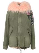 Mr & Mrs Italy Patches Parka Coat - Green