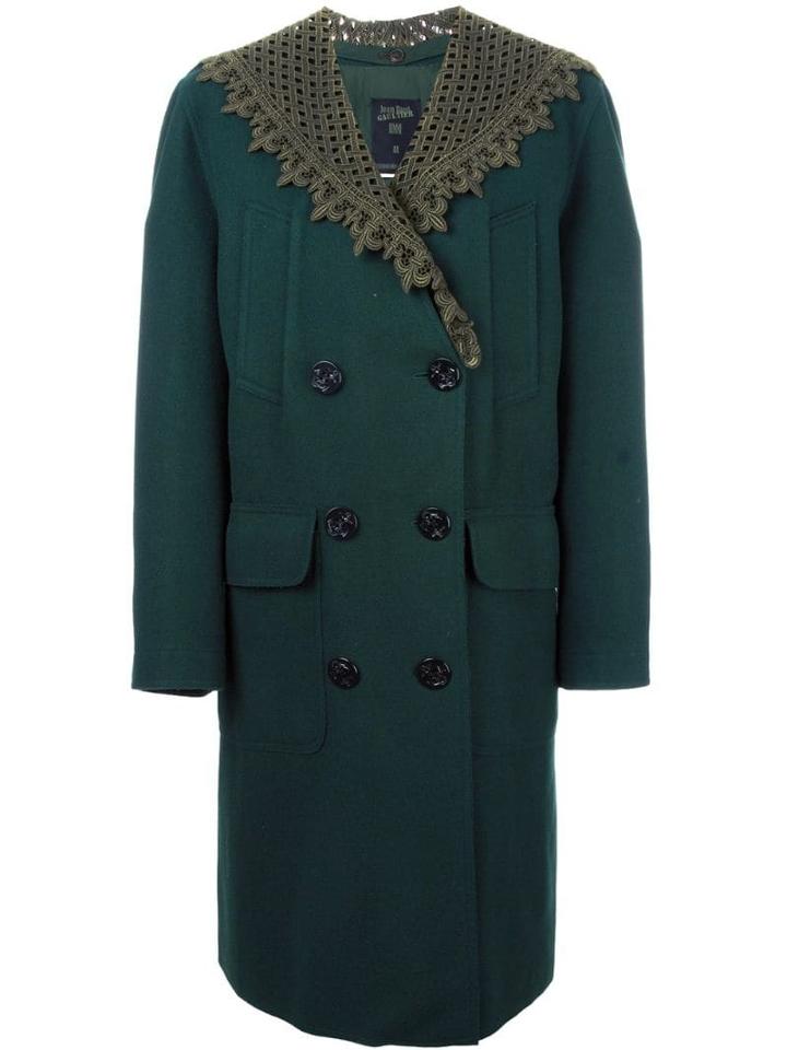Jean Paul Gaultier Pre-owned Detachable Shawl Collar Coat - Green