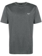 Ermenegildo Zegna Embroidered Logo T-shirt - Grey