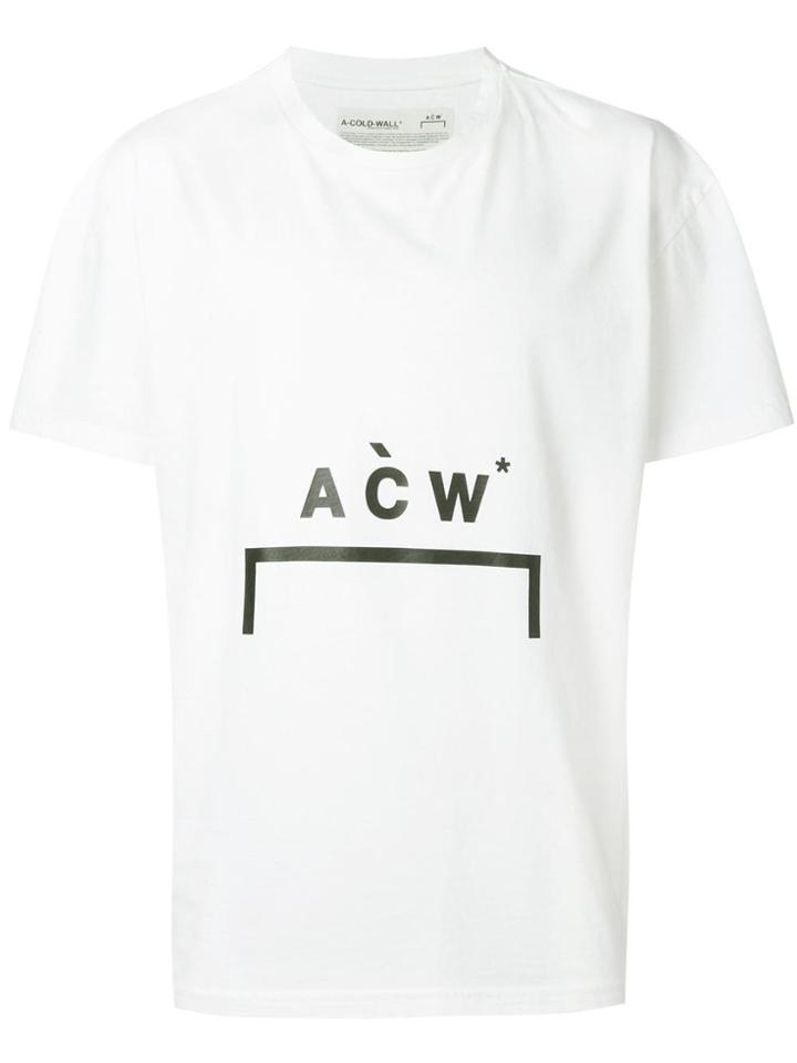 A-cold-wall* Logo Print T-shirt - White