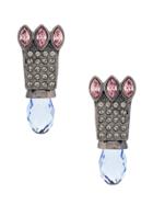 Camila Klein Libelu Crown Earrings - Metallic