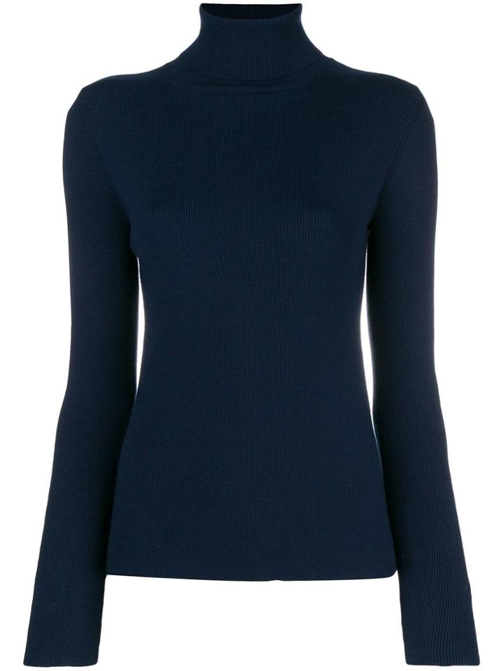 Tory Burch Roll Neck Sweater - Blue