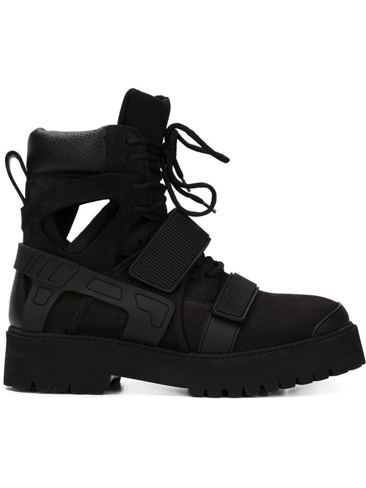 Hood By Air Velcro Fastening Ankle Boots