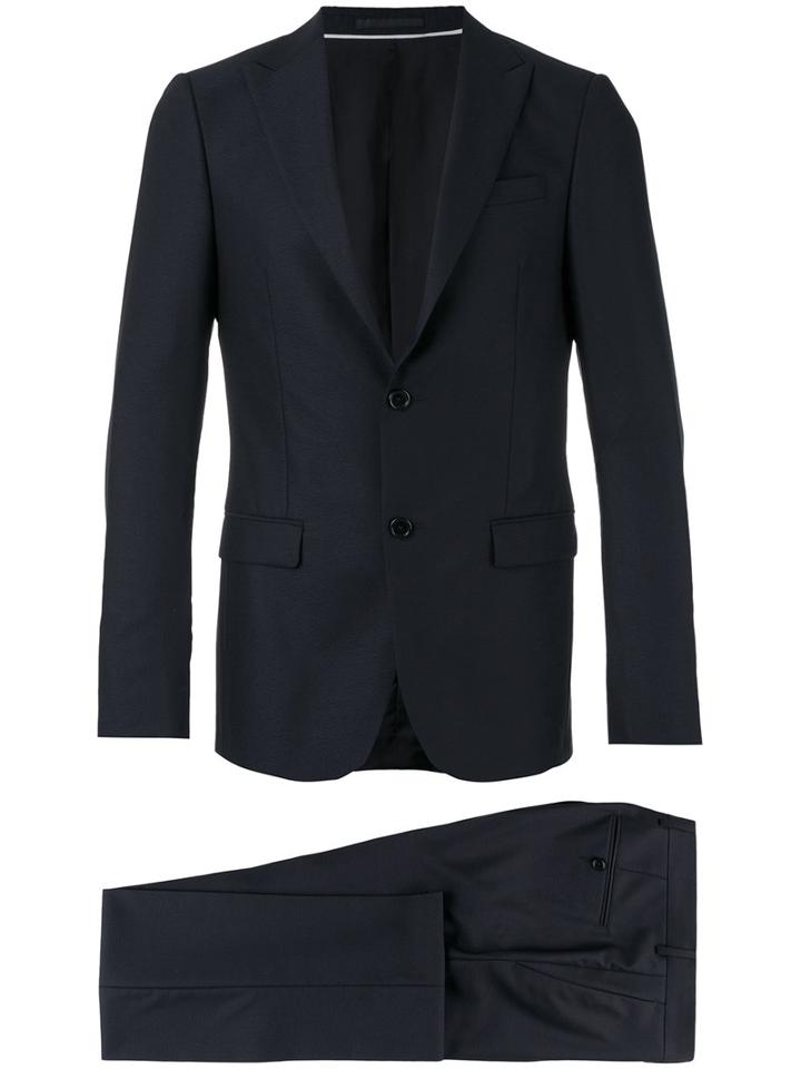 Z Zegna - Slim-fit Suit - Men - Cupro/wool - 46, Black, Cupro/wool