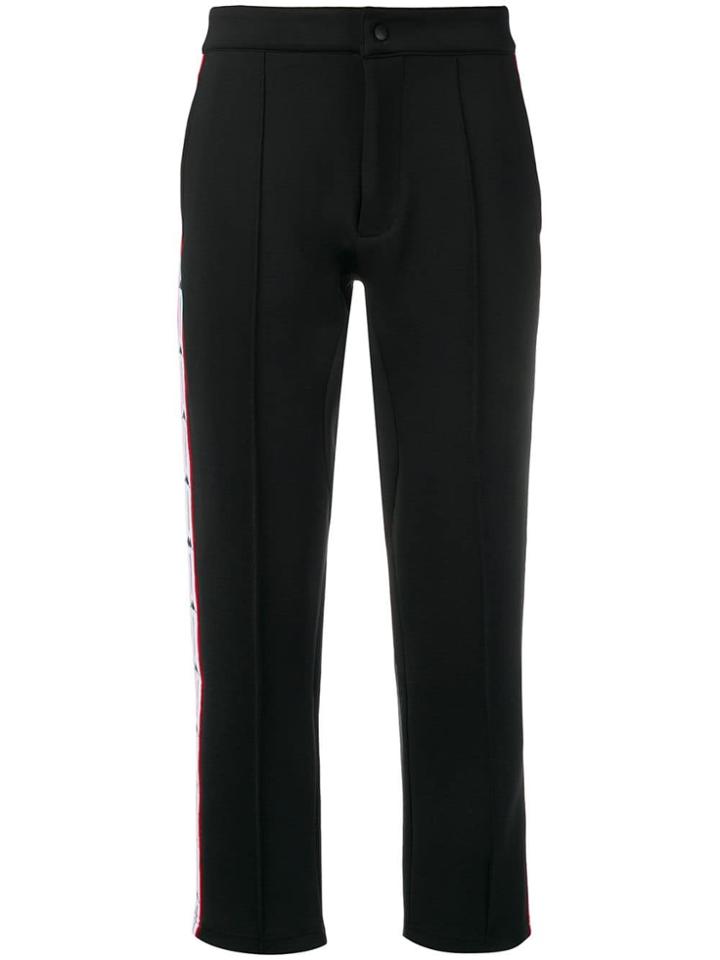Kappa Tailored Cropped Track Trousers - Black