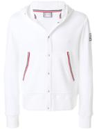 Moncler Gamme Bleu Logo Hooded Sweatshirt - White