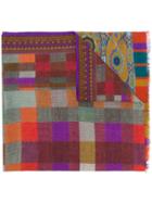 Etro Multi-print Scarf - Grey