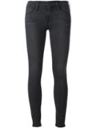 Frame Denim Cropped Skinny Jeans, Women's, Size: 26, Grey, Modal/cotton/polyester/spandex/elastane
