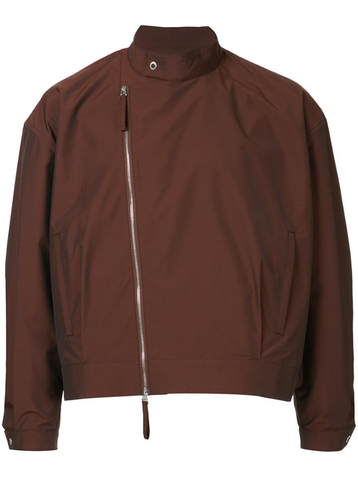 E. Tautz Biker Style Jeremy Jacket - Brown
