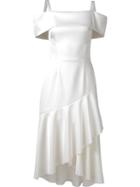 Rebecca Vallance 'lusso' Off The Shoulder Dress, Women's, Size: 10, White, Polyester