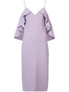 Christian Siriano Cold Shoulder Dress - Pink