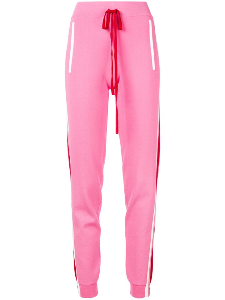 P.a.r.o.s.h. Side Stripe Track Pants - Pink & Purple