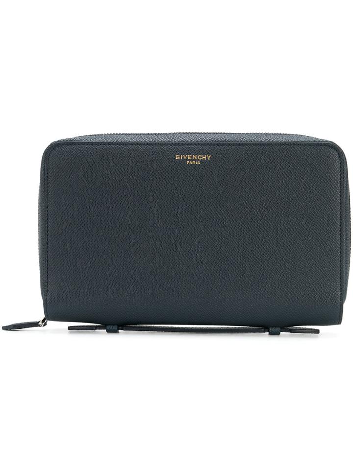 Givenchy Classic Zipped Wallet - Blue