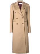 Victoria Beckham Tailored Double Breasted Coat - Neutrals