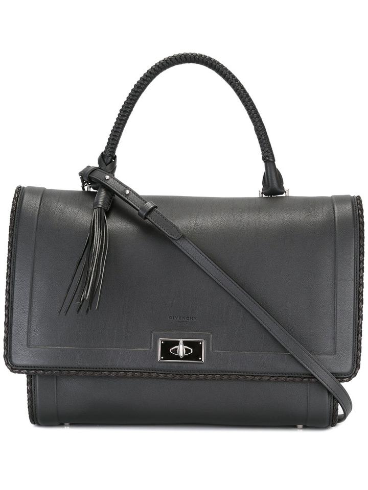 Givenchy Shark Tooth Tote Bag, Women's, Black, Calf Leather