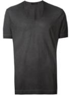 Diesel Black Gold V-neck T-shirt, Men's, Size: Xs, Grey, Cotton