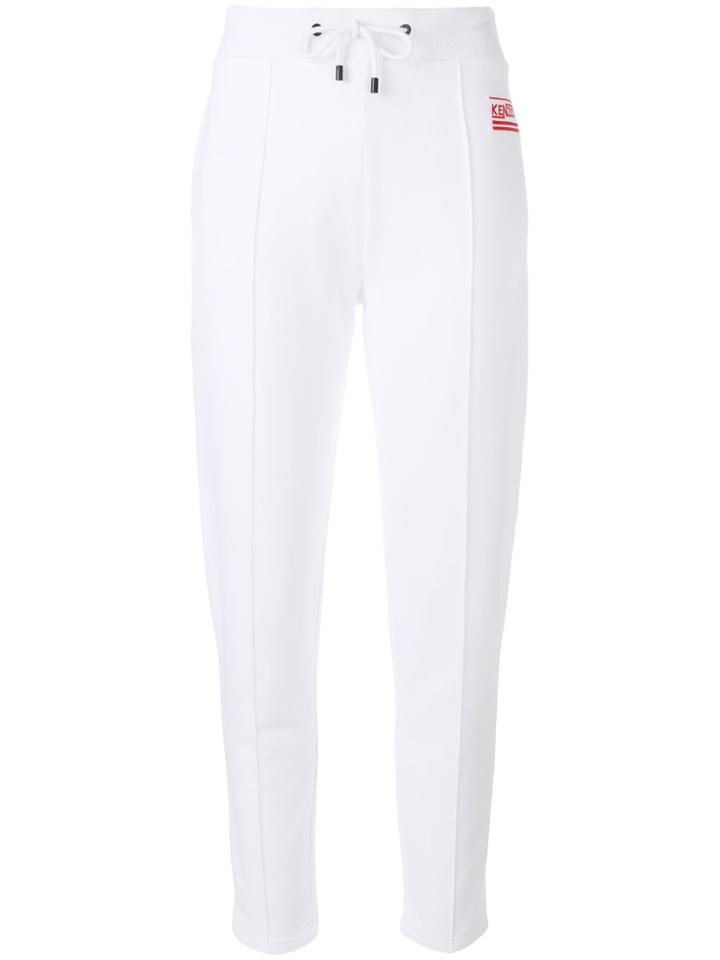 Kenzo Tapered Track Pants - White