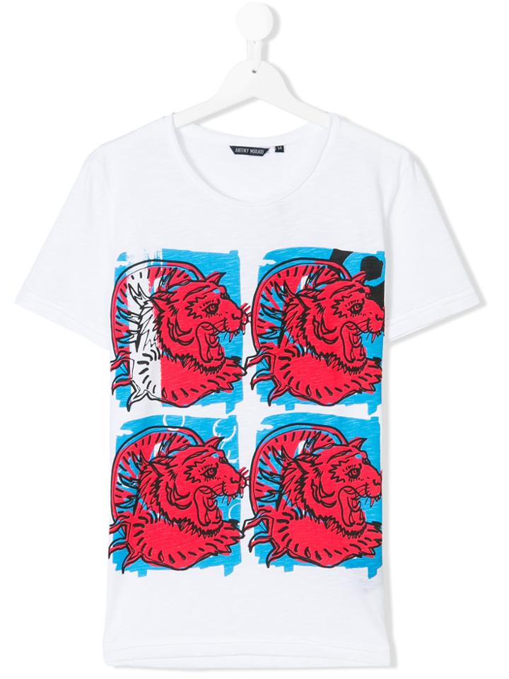 Antony Morato Junior Printed T-shirt - White