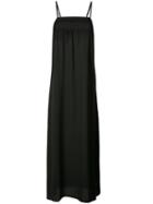 Vince - Long Strap Dress - Women - Silk - Xs, Black, Silk